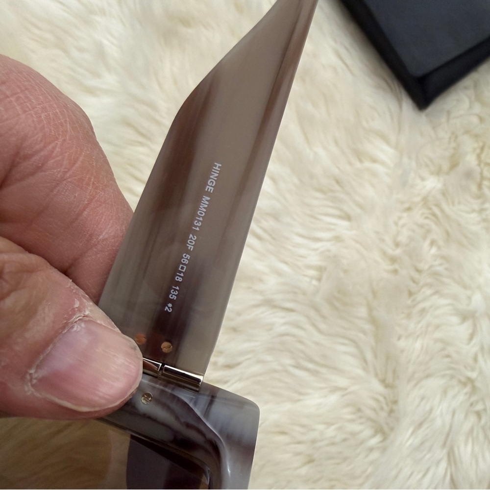 MaxMara MM0131 20F grey/striped 56/18/135 WOMAN sunglasses - Picture 7 of 8